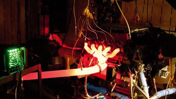 High-temperature CCLD Microphone Preamplifier testing on a hot engine