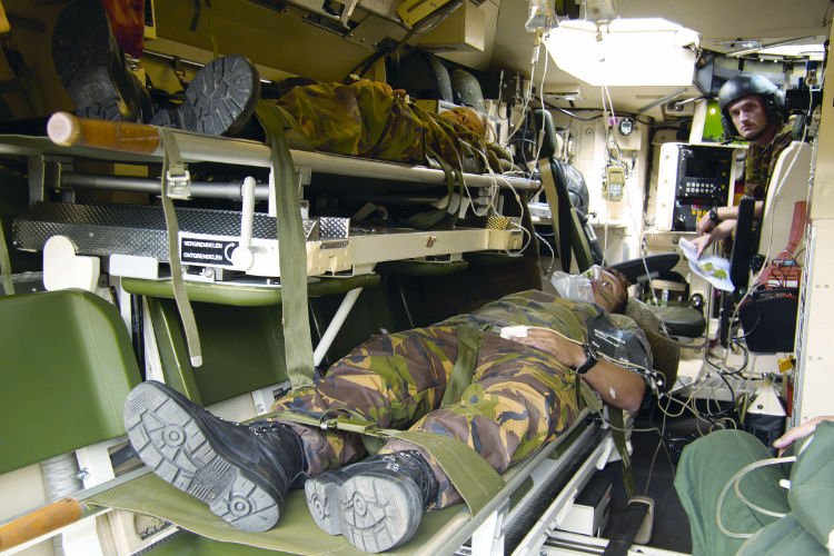 Stretcher Trials on a Boxer APC