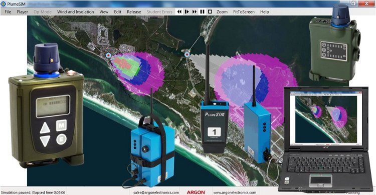 Tyndall AFB PlumeSIM USAF - PlumeSIM CBRN Training System