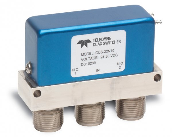 Teledyne Coax Switches Announces Low PIM COAX SERIES CCP-32N