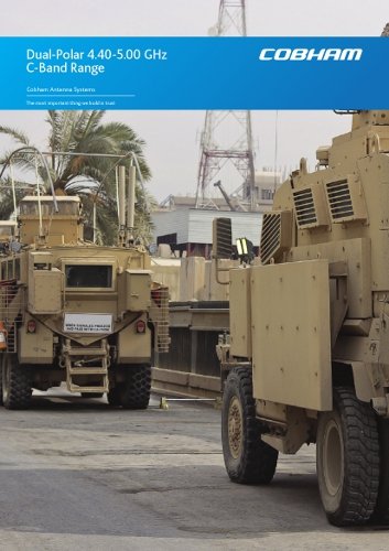 Cobham Announces Development of Customisable Dual-Polar C-Band Antenna Range