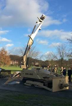 DOK-ING Supported by Lutra Bring Air Mobile Combat Engineer UGV to DSEI 2015